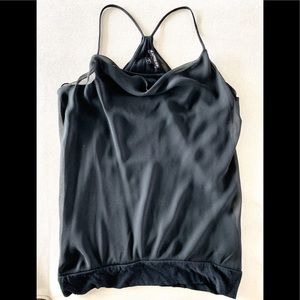 EXPRESS SOFTEST CUTEST MATTE BLACK RACERBACK TOP